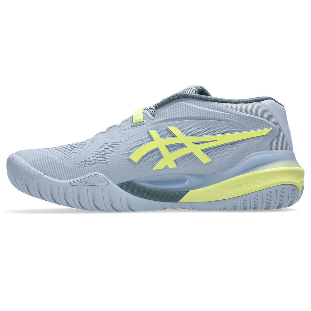 Pickleball ASICS Gel-Resolution X 2E  Wide Court Shoe - Grey Blue/Pistachio Gray Blue/Pistachio
