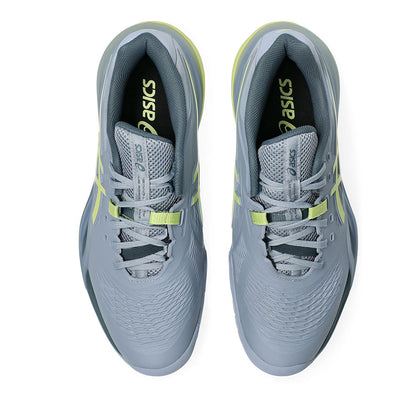 Pickleball ASICS Gel-Resolution X Court Shoe - Grey Blue/Pistachio Grey Blue/Pistachio