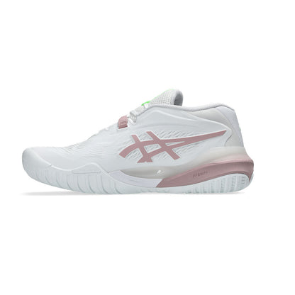 Pickleball ASICS Gel Resolution X Pickleball Shoe - White/Monument Blue White/Morganite