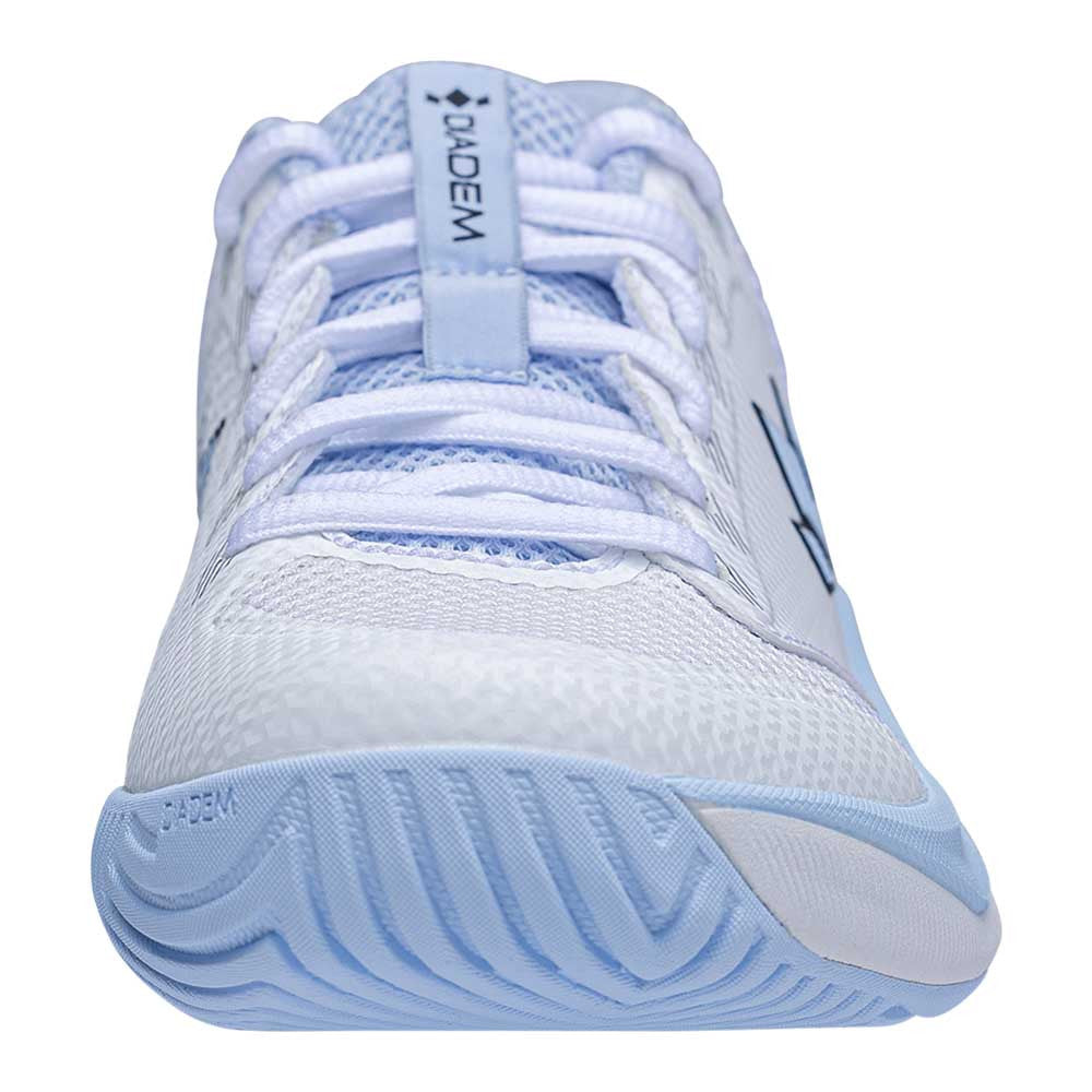 Pickleball Diadem Court Flo Court Shoes -   White/Sky Blue