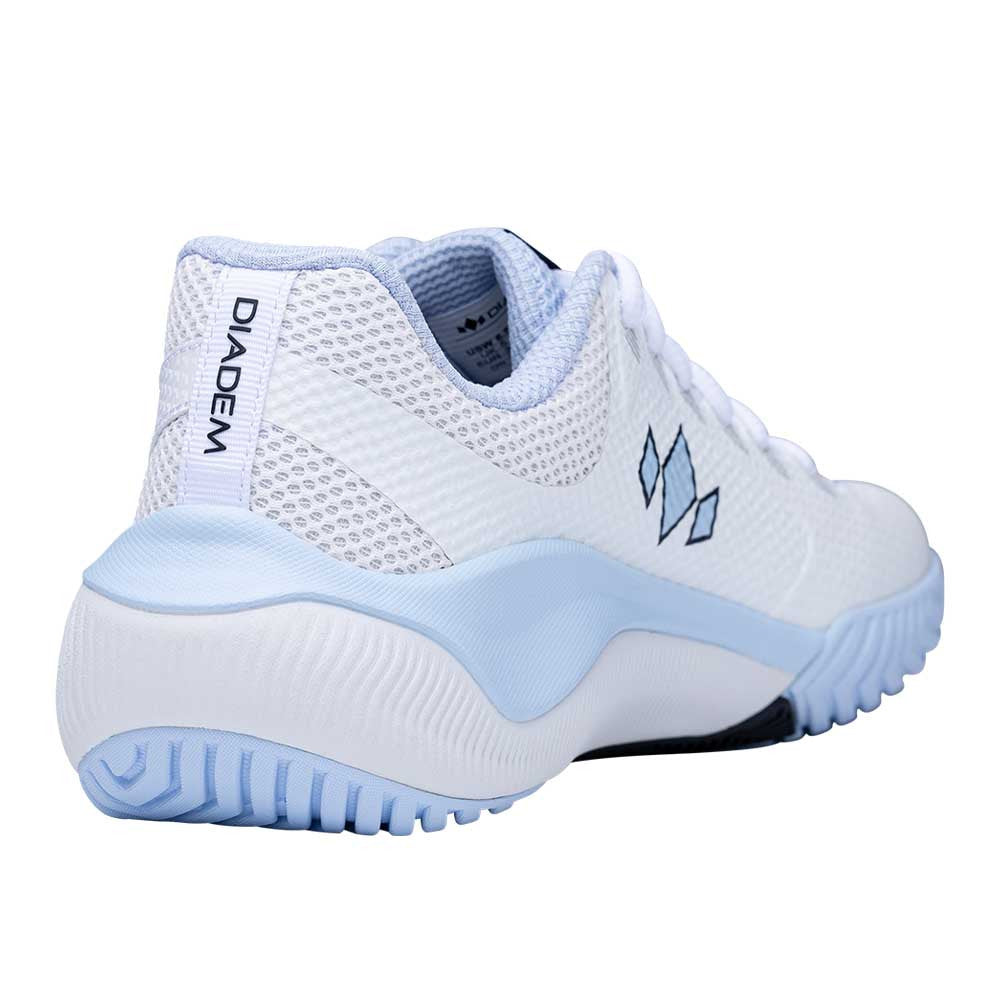 Pickleball Diadem Court Flo Court Shoes -   White/Sky Blue