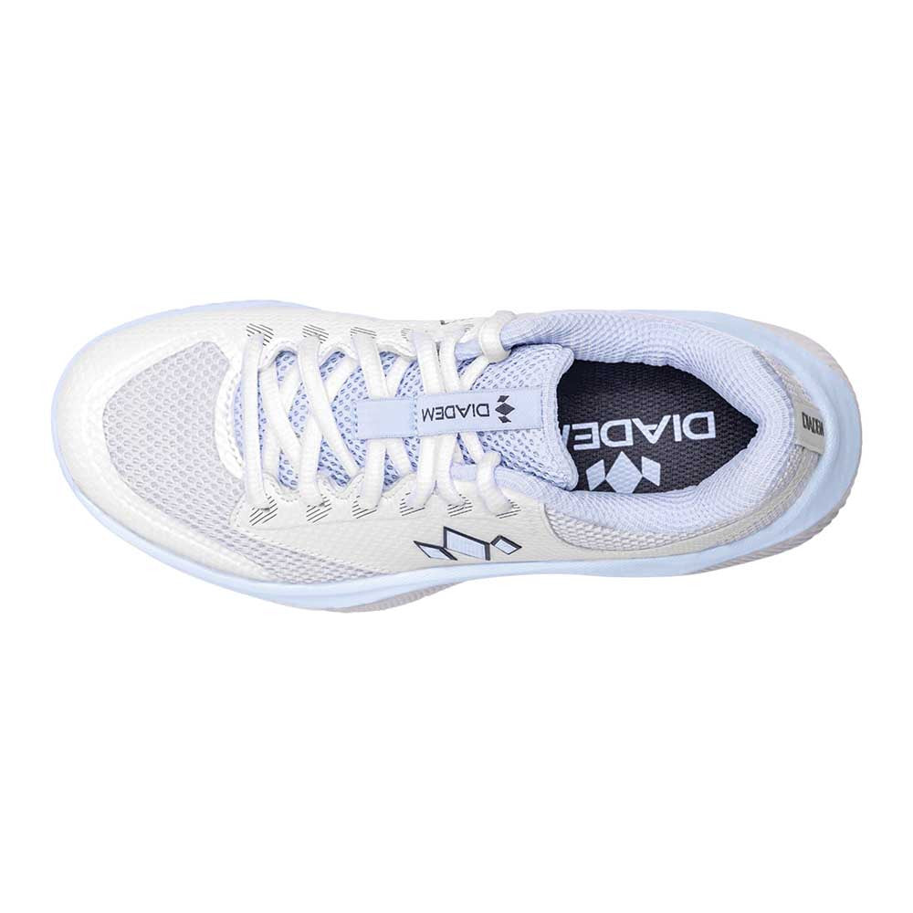 Pickleball Diadem Court Flo Court Shoes -   White/Sky Blue