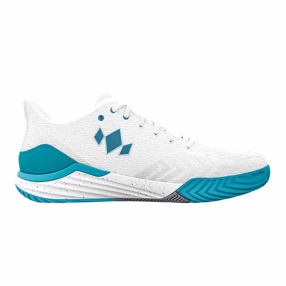 Pickleball Diadem Court Burst  Pickleball Court Shoe White/Blue/Grey