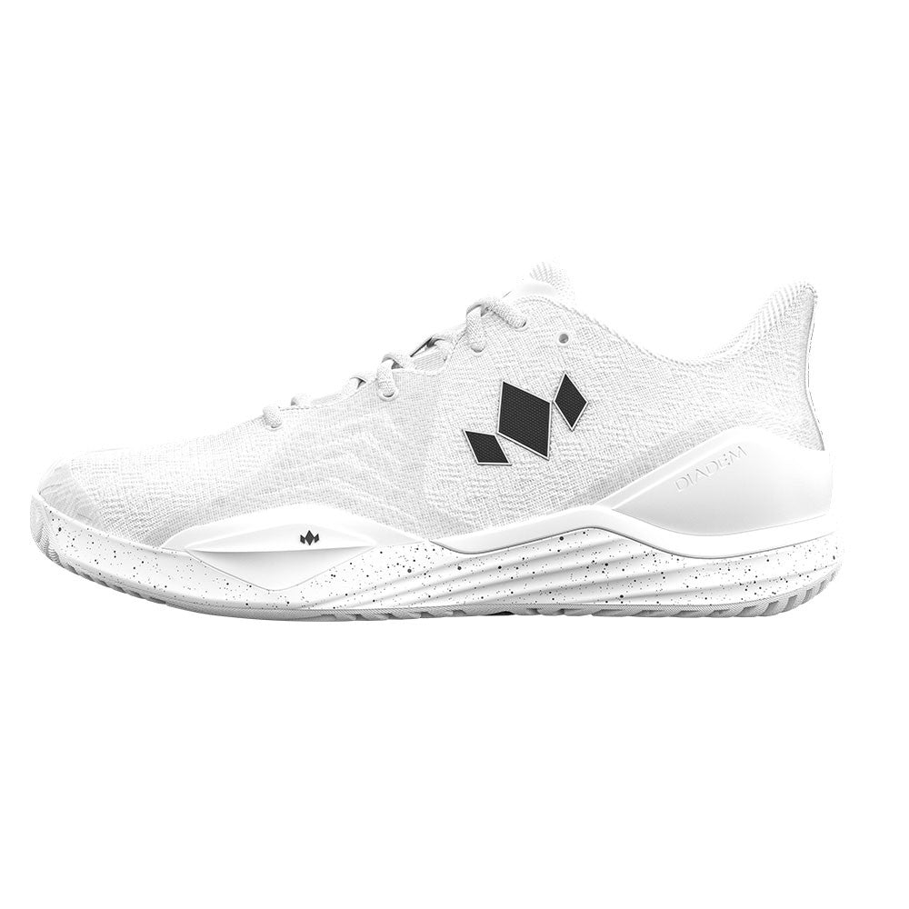 Pickleball Diadem Court Burst Wide Court Shoe - Unisex - White/White White/White