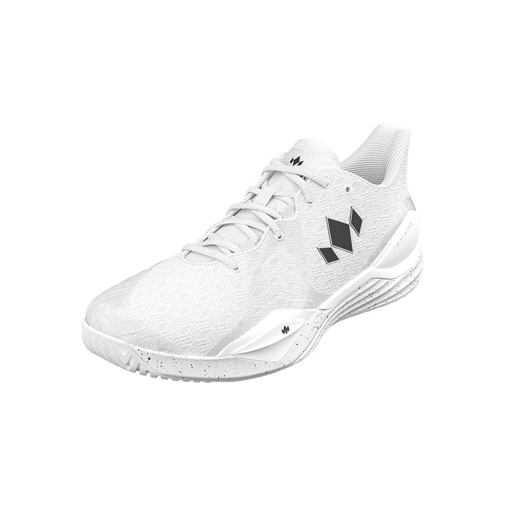 Pickleball Diadem Court Burst Wide Court Shoe - Unisex - White/White White/White