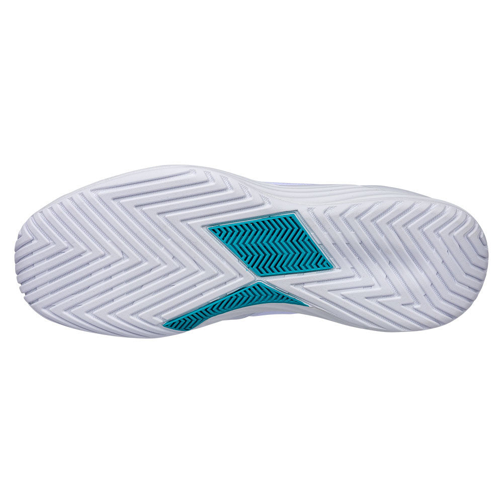 Pickleball Diadem Court Burst Court Shoe - Unisex - White/Teal White/Teal