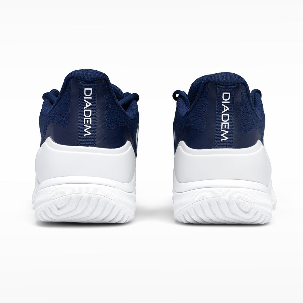 Pickleball Diadem Court Burst Wide Court Shoe - Unisex - Navy/White White/Navy