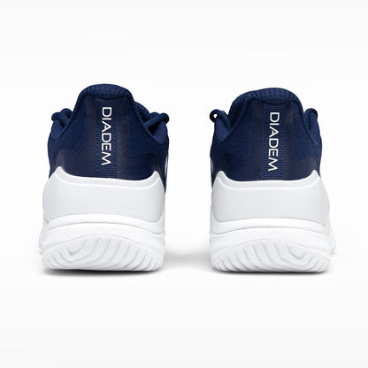 Pickleball Diadem Court Burst Wide Court Shoe - Unisex - Navy/White White/Navy