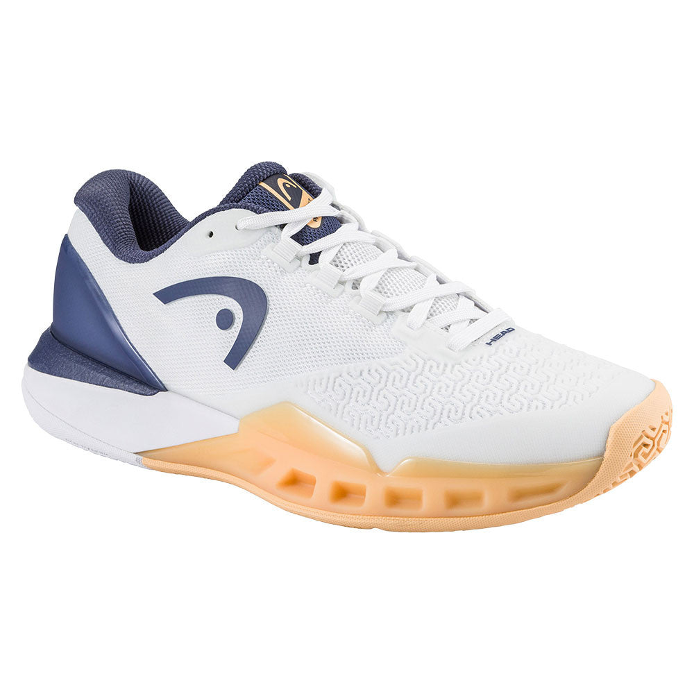 Pickleball HEAD Revolt Pro 5.0 Court Shoe - White/Apricot White/Apricot