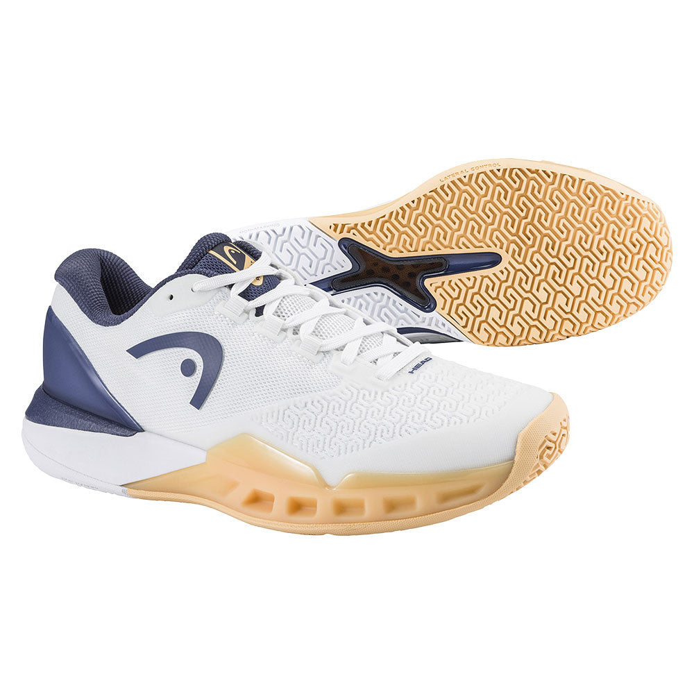 Pickleball HEAD Revolt Pro 5.0 Court Shoe - White/Apricot White/Apricot