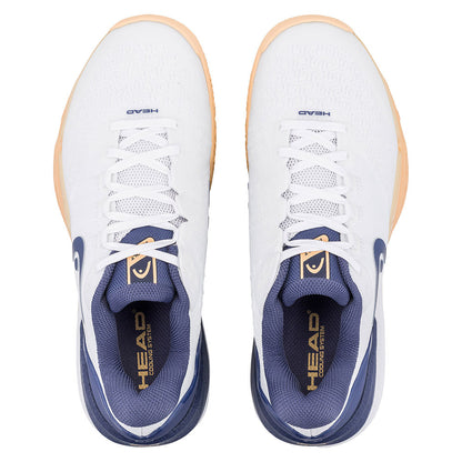 Pickleball HEAD Revolt Pro 5.0 Court Shoe - White/Apricot White/Apricot
