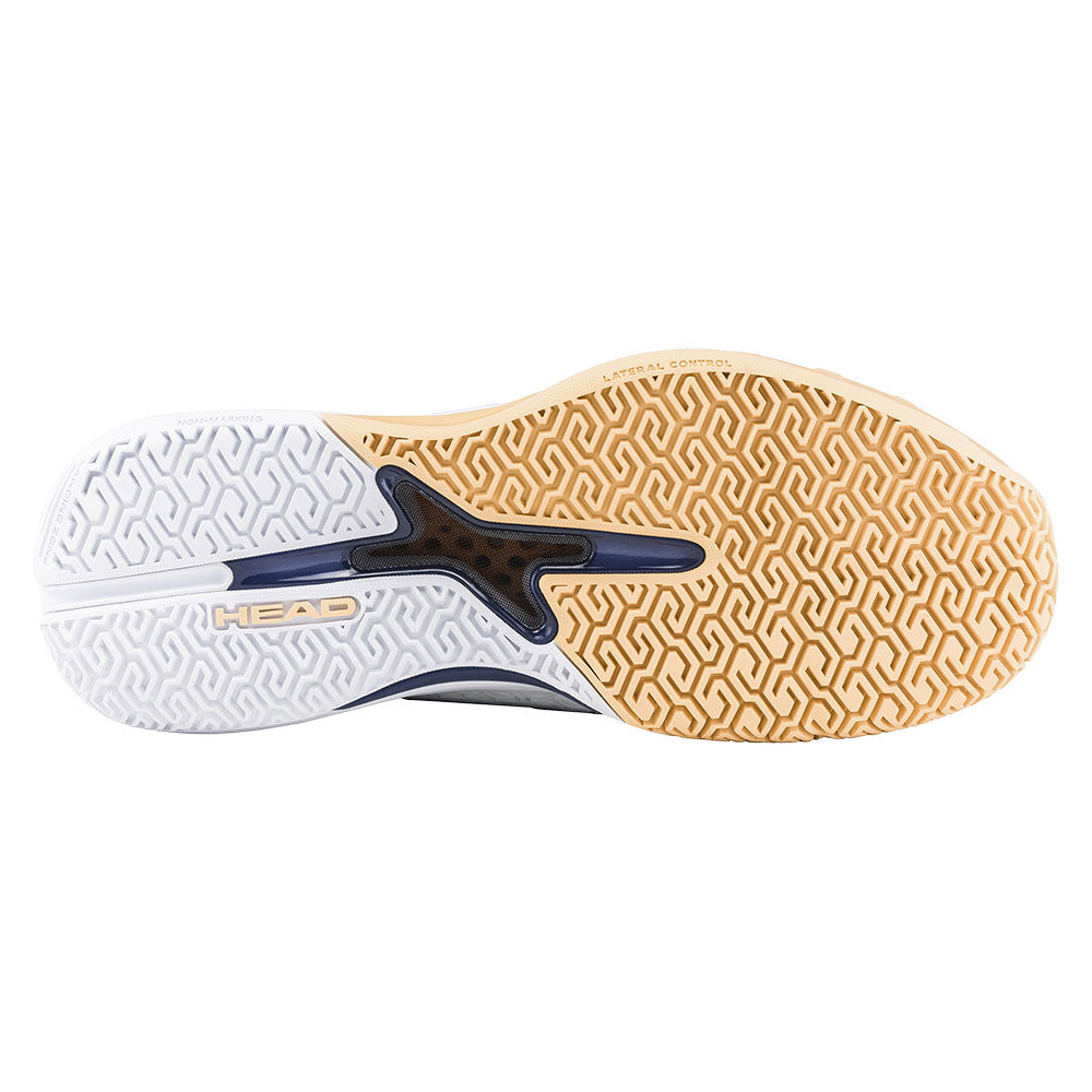 Pickleball HEAD Revolt Pro 5.0 Court Shoe - White/Apricot White/Apricot