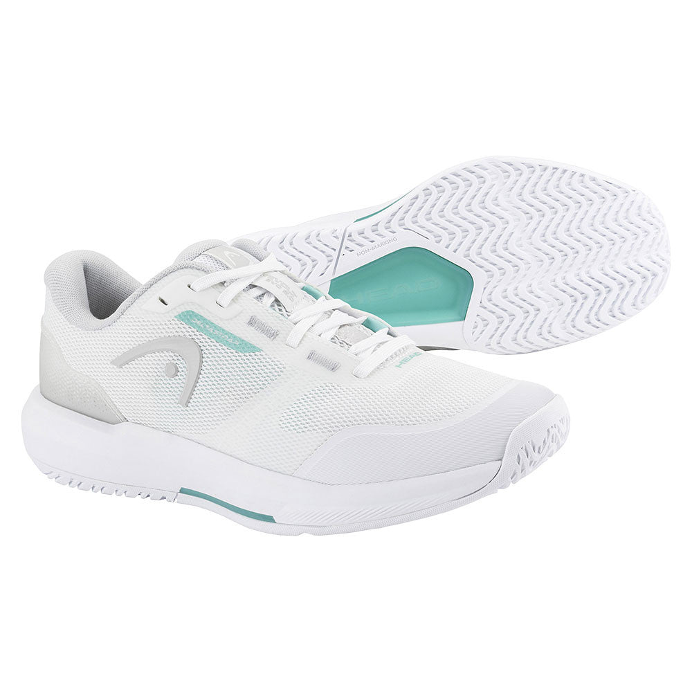 Pickleball HEAD Revolt Evo 5.0 Court Shoe White/Light Grey