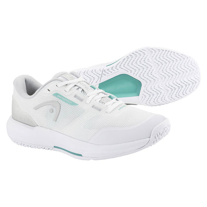 Pickleball HEAD Revolt Evo 5.0 Court Shoe White/Light Grey