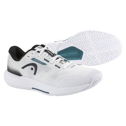 Pickleball HEAD Revolt Evo 5.0 Court Shoe - White/Black White/Black