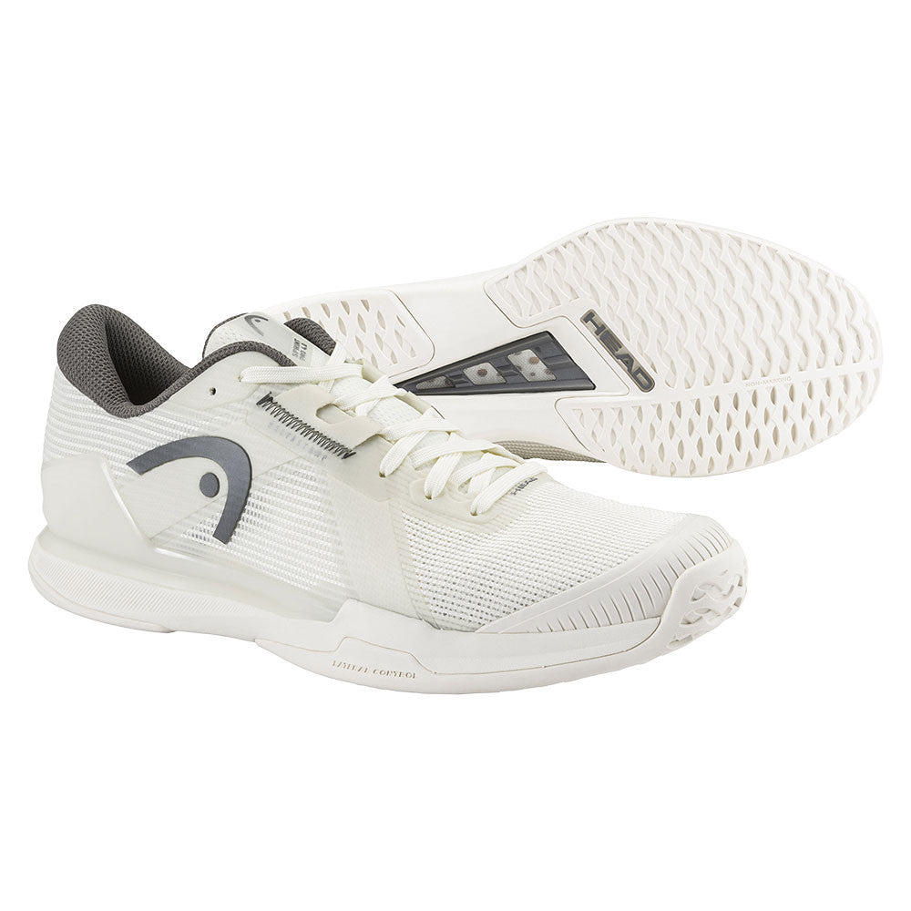 Pickleball  HEAD Sprint Pro 4.0 Court Shoe Chalk White/Dark Grey