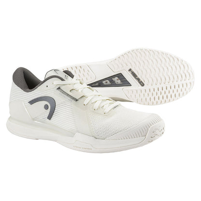 Pickleball  HEAD Sprint Pro 4.0 Court Shoe Chalk White/Dark Grey