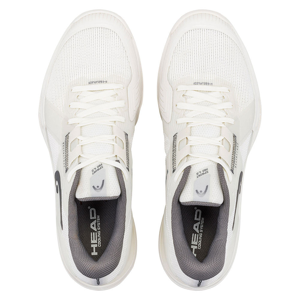 Pickleball  HEAD Sprint Pro 4.0 Court Shoe Chalk White/Dark Grey