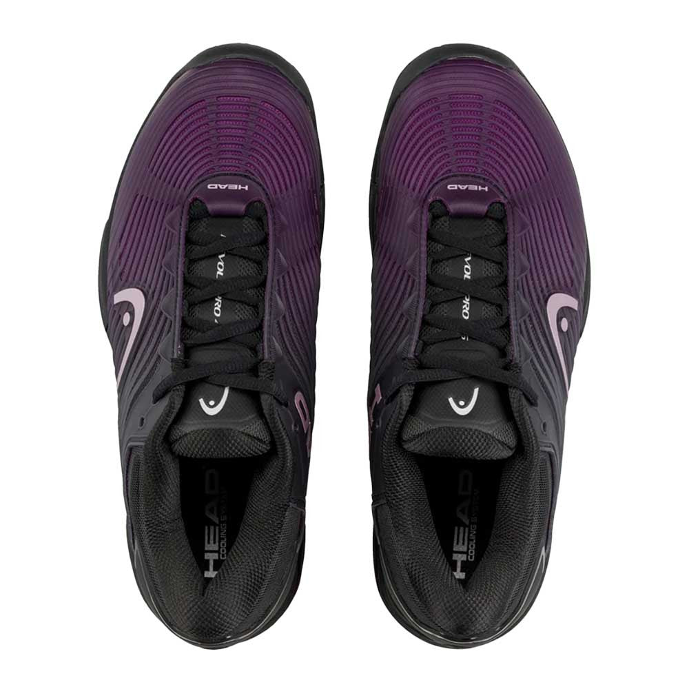 Pickleball HEAD Revolt Pro 4.5 Court  Shoe - Black/Plum Black/Plum