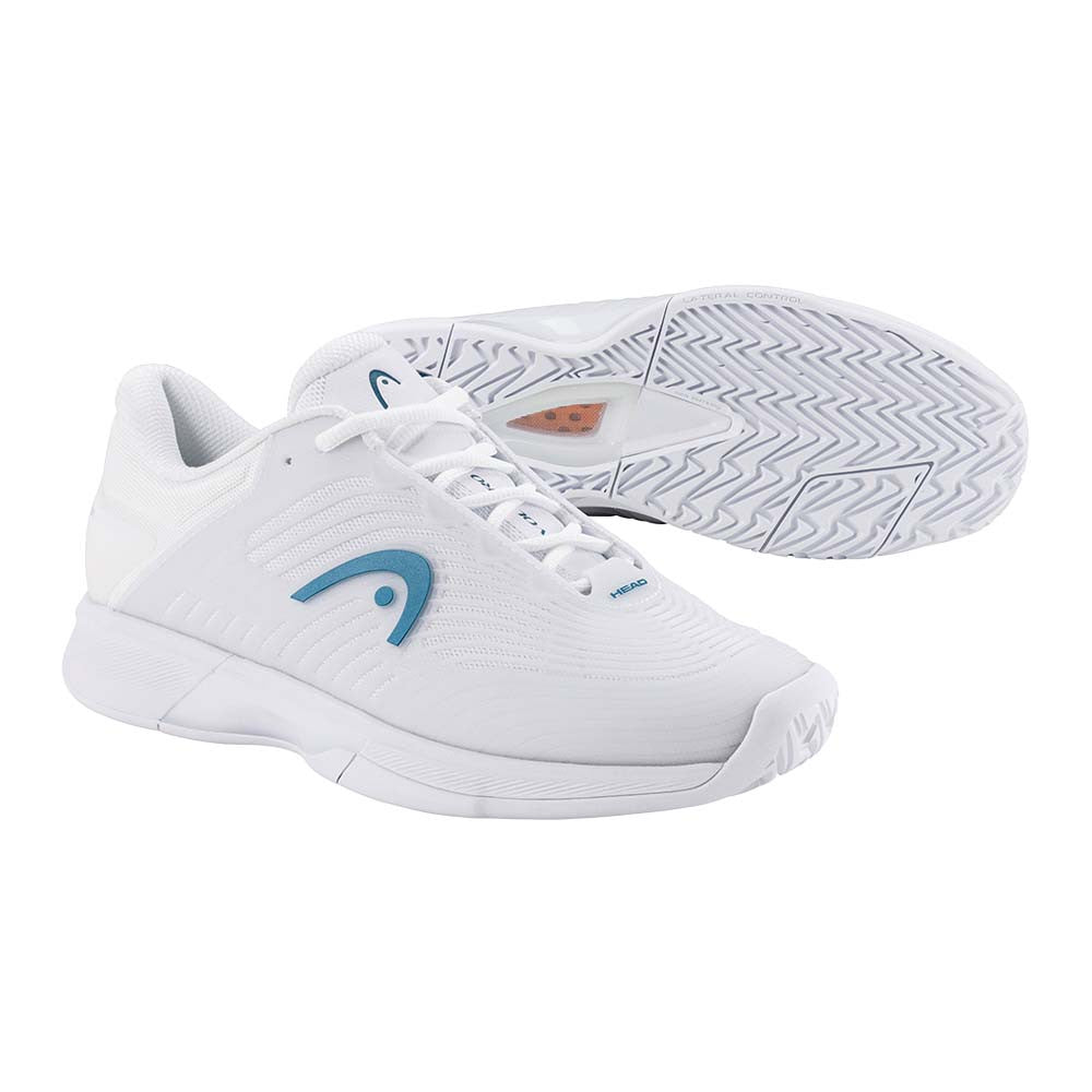Pickleball HEAD Revolt Pro 4.5 Shoe White/Twilight Blue