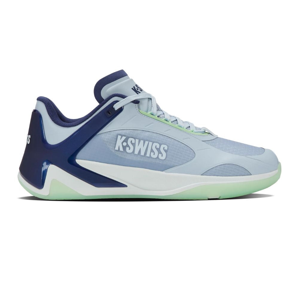 Pickleball K-Swiss K-Frame Pickleball Shoe - Artic Ice/Oceana/Patina Green