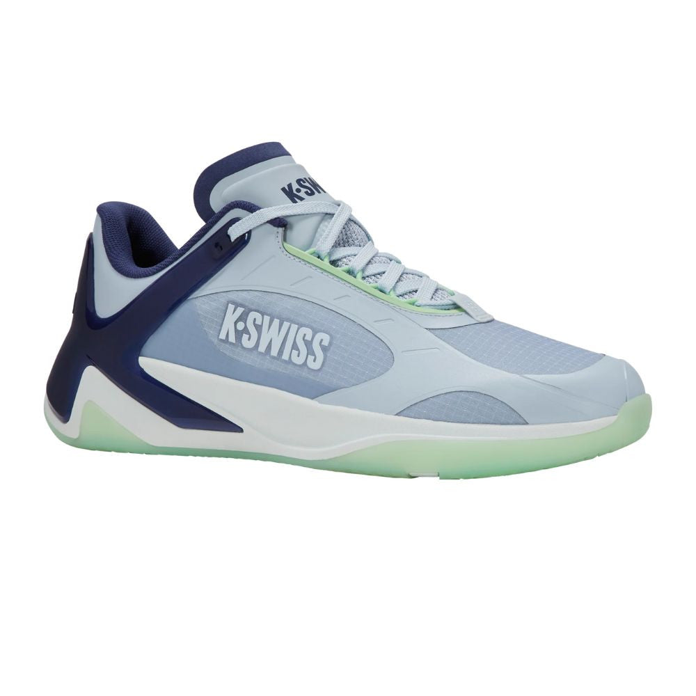 Pickleball K-Swiss K-Frame Pickleball Shoe - Artic Ice/Oceana/Patina Green