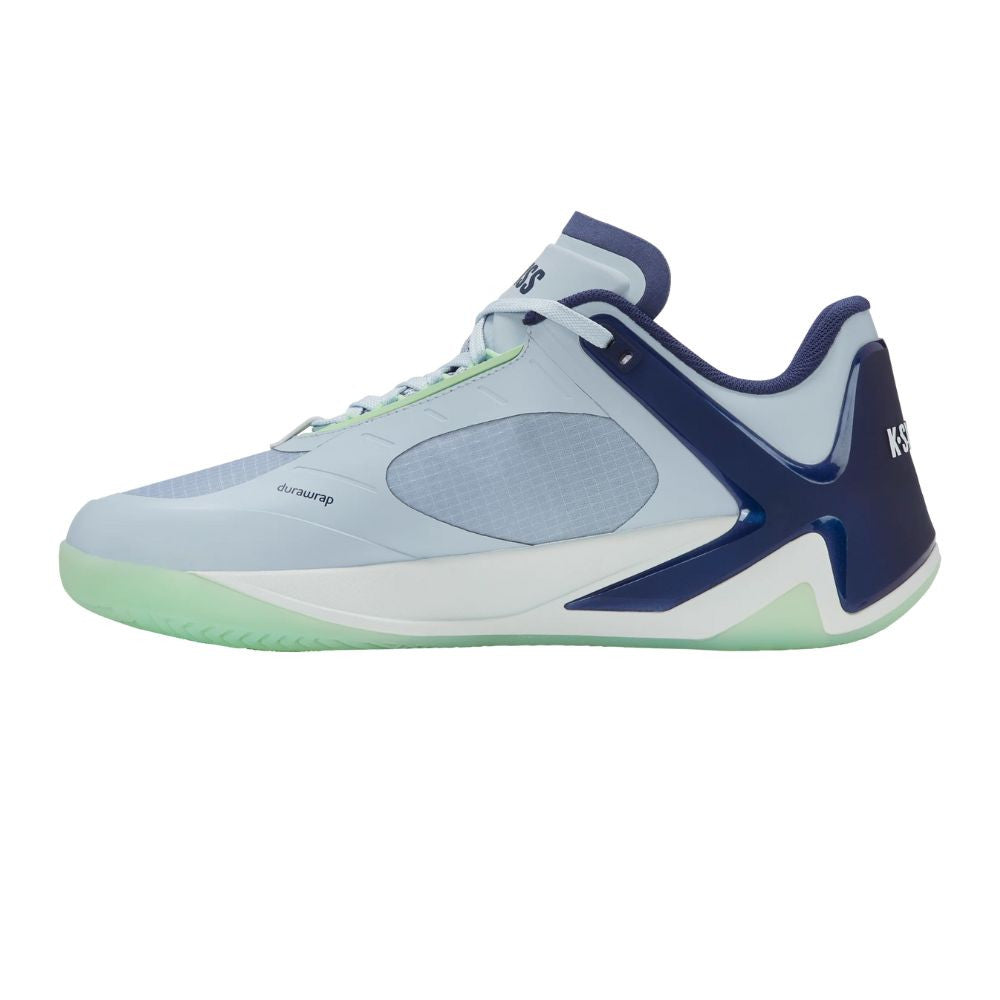 Pickleball K-Swiss K-Frame Pickleball Shoe - Artic Ice/Oceana/Patina Green