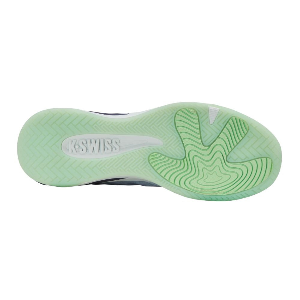 Pickleball K-Swiss K-Frame Pickleball Shoe - Artic Ice/Oceana/Patina Green