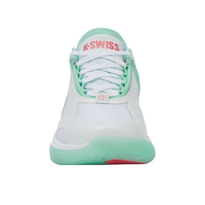 Pickleball K-Swiss K-Frame Pickleball Shoe - White/Neon Mint/Hot Neon Pink