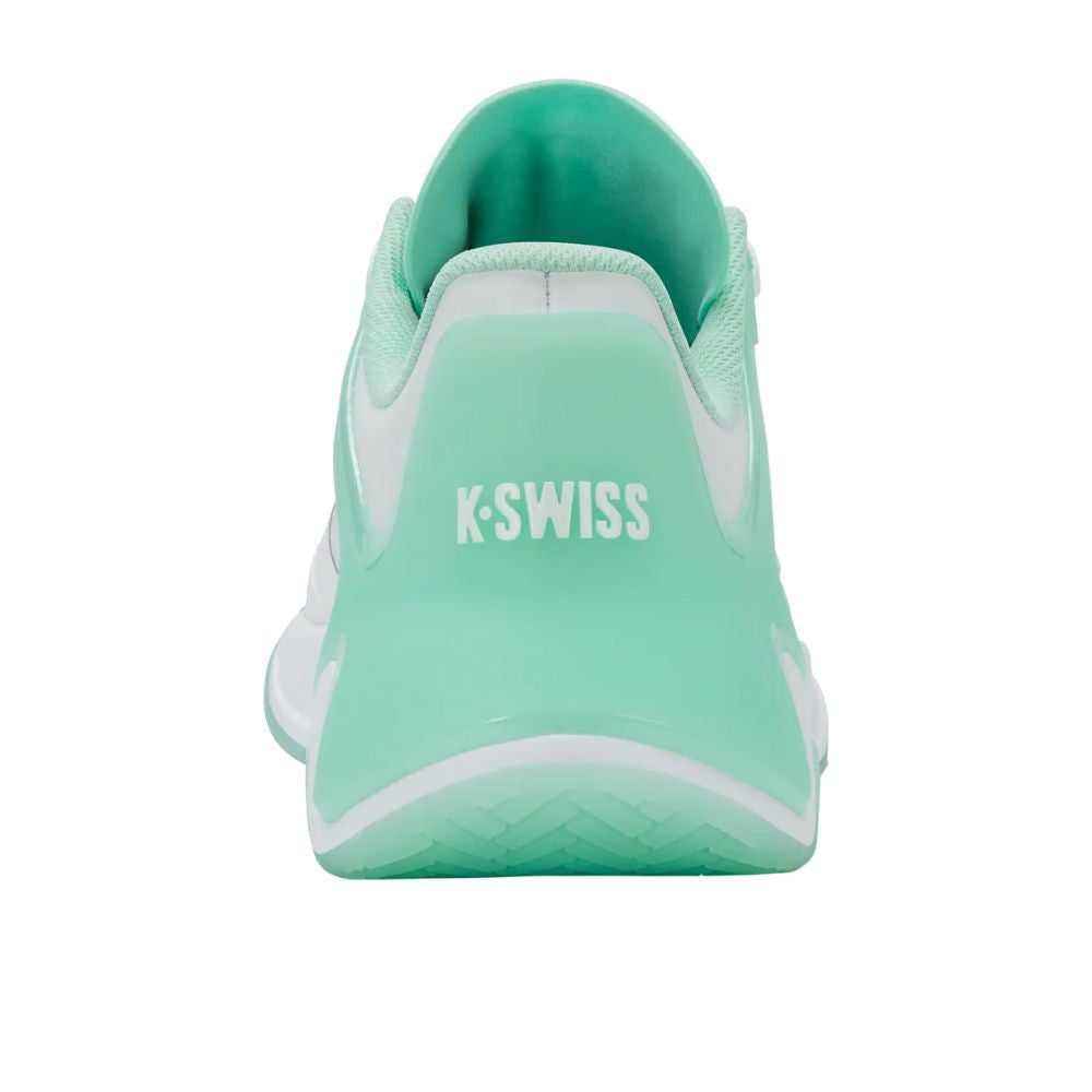 Pickleball K-Swiss K-Frame Pickleball Shoe - White/Neon Mint/Hot Neon Pink