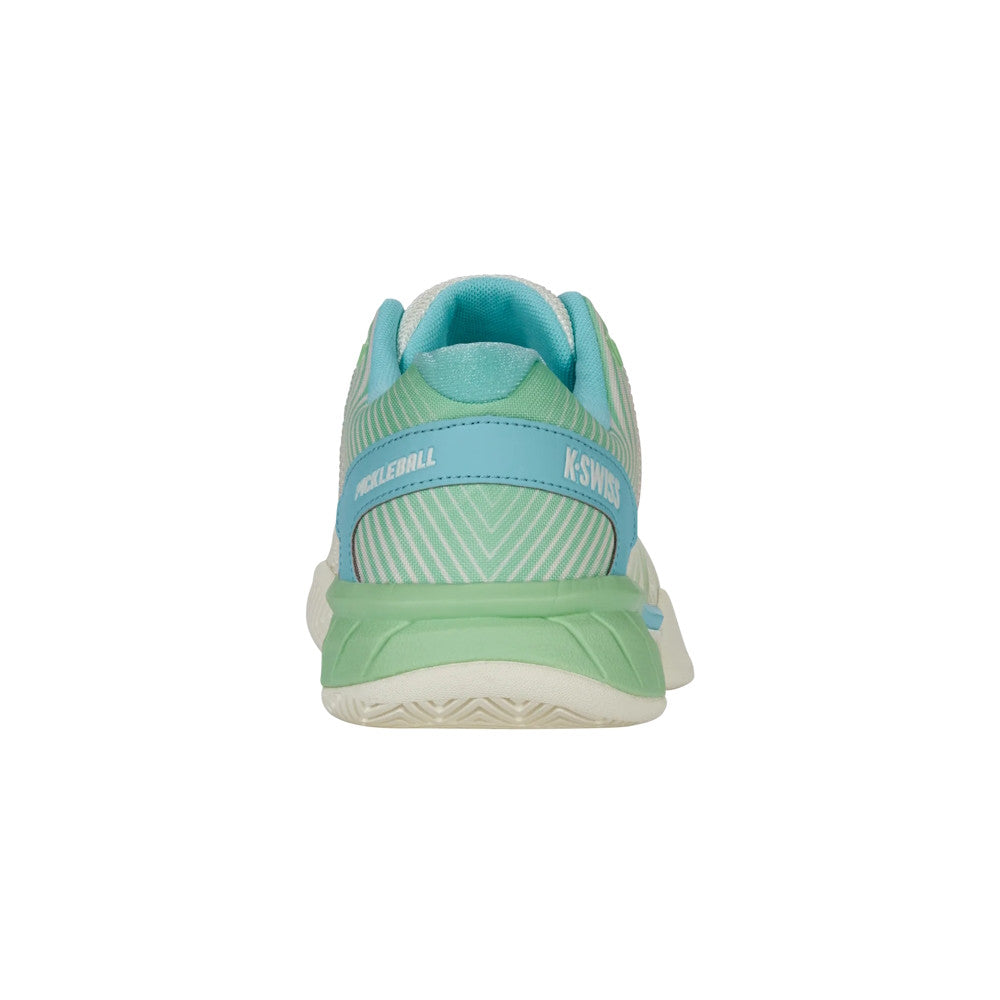 Pickleball K-Swiss Express Light Wide Pickleball Shoe for Women Ice/Honeydew/Neon Pastel Pink