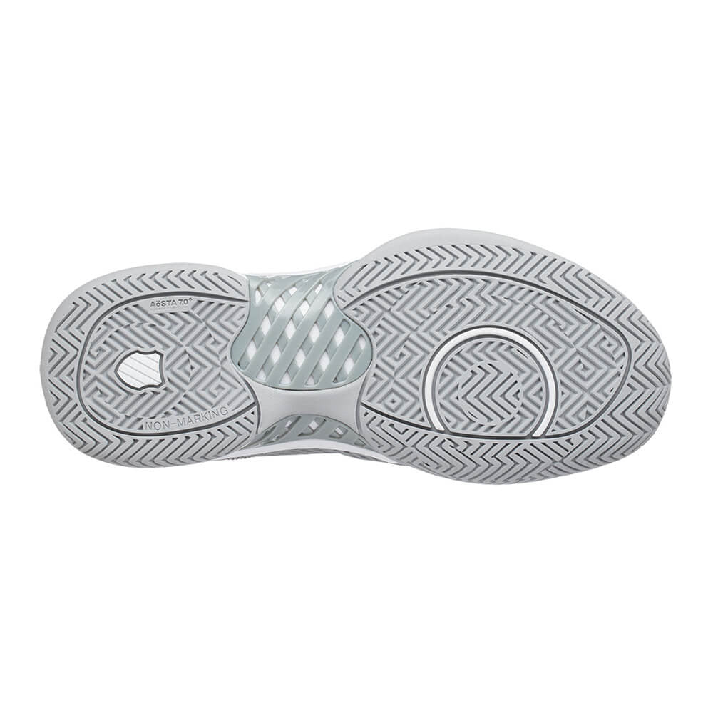 Pickleball K-Swiss Express Light Wide Pickleball Shoe for Women Ice/Honeydew/Neon Pastel Pink