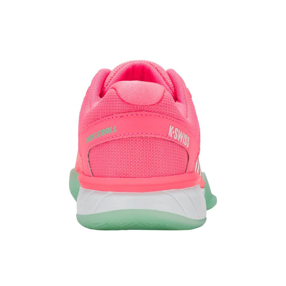 Pickleball K-Swiss  Express Light Pickleball Shoes Neon Pastel Pink/Neon Mint/White