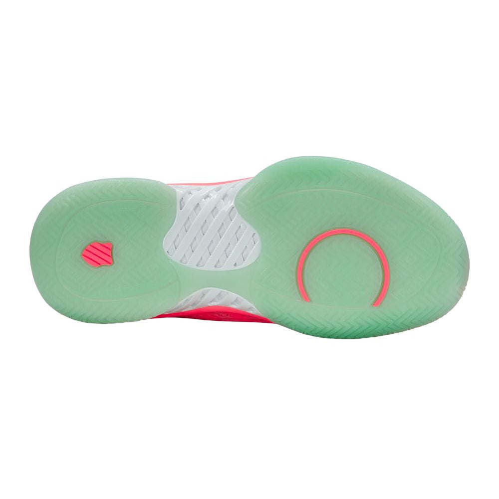 Pickleball K-Swiss  Express Light Pickleball Shoes Neon Pastel Pink/Neon Mint/White