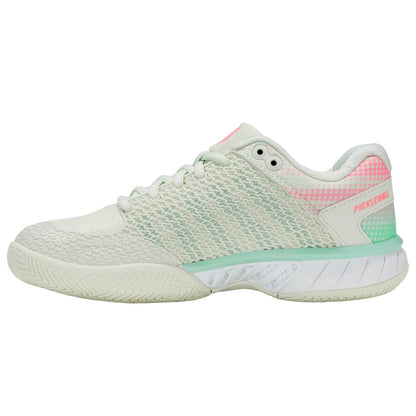 Pickleball K-Swiss  Express Light Pickleball Shoes Neon Pastel Pink/Neon Mint/White