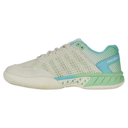 Pickleball K-Swiss  Express Light Pickleball Shoes Neon Pastel Pink/Neon Mint/White