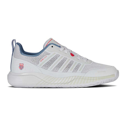 Pickleball K-Swiss Ultra Court Shoe White/Faded Denim/Dubarry