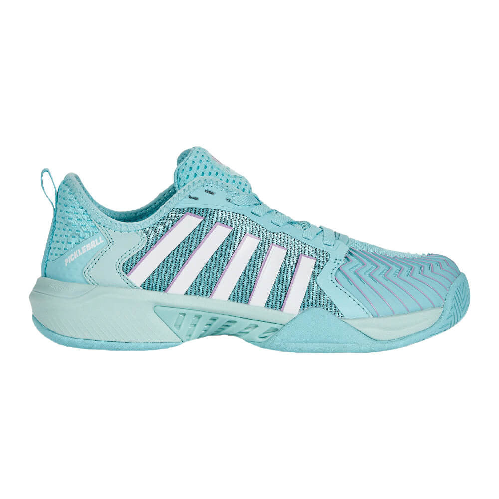 Pickleball K-Swiss Pickleball Supreme Shoe for Women Angel Blue/Sheer Lilac/Brilliant White