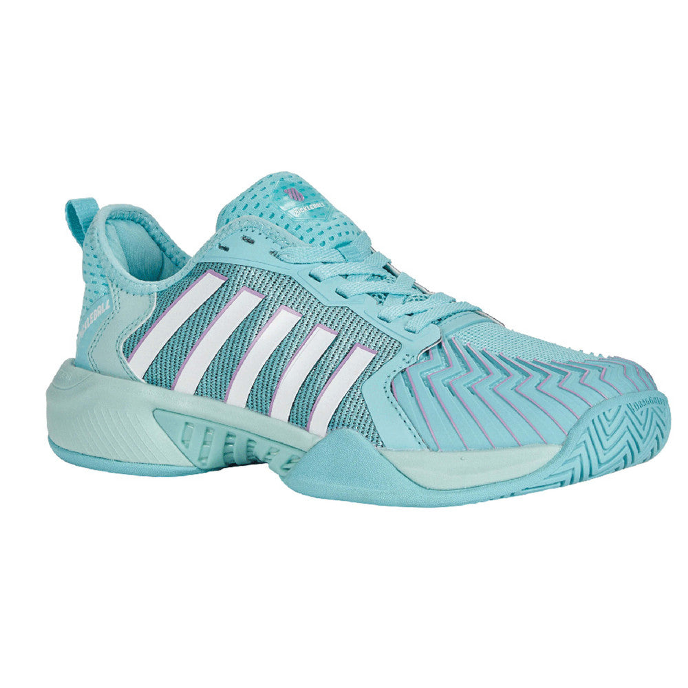 Pickleball K-Swiss Pickleball Supreme Shoe for Women Angel Blue/Sheer Lilac/Brilliant White