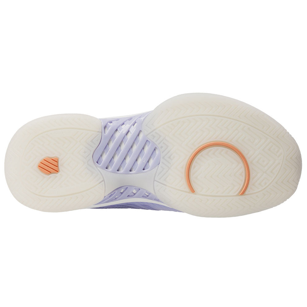 Pickleball K-Swiss Hyper Court Express 2 x Lucky in Love Court  Shoe White/Lilac/Black