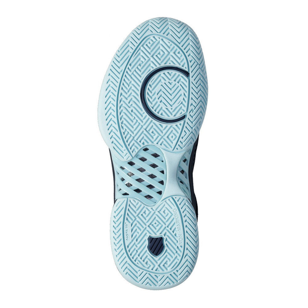 Pickleball K-Swiss  Express Light Pickleball Shoes Asphalt/Steel Gray/Peach