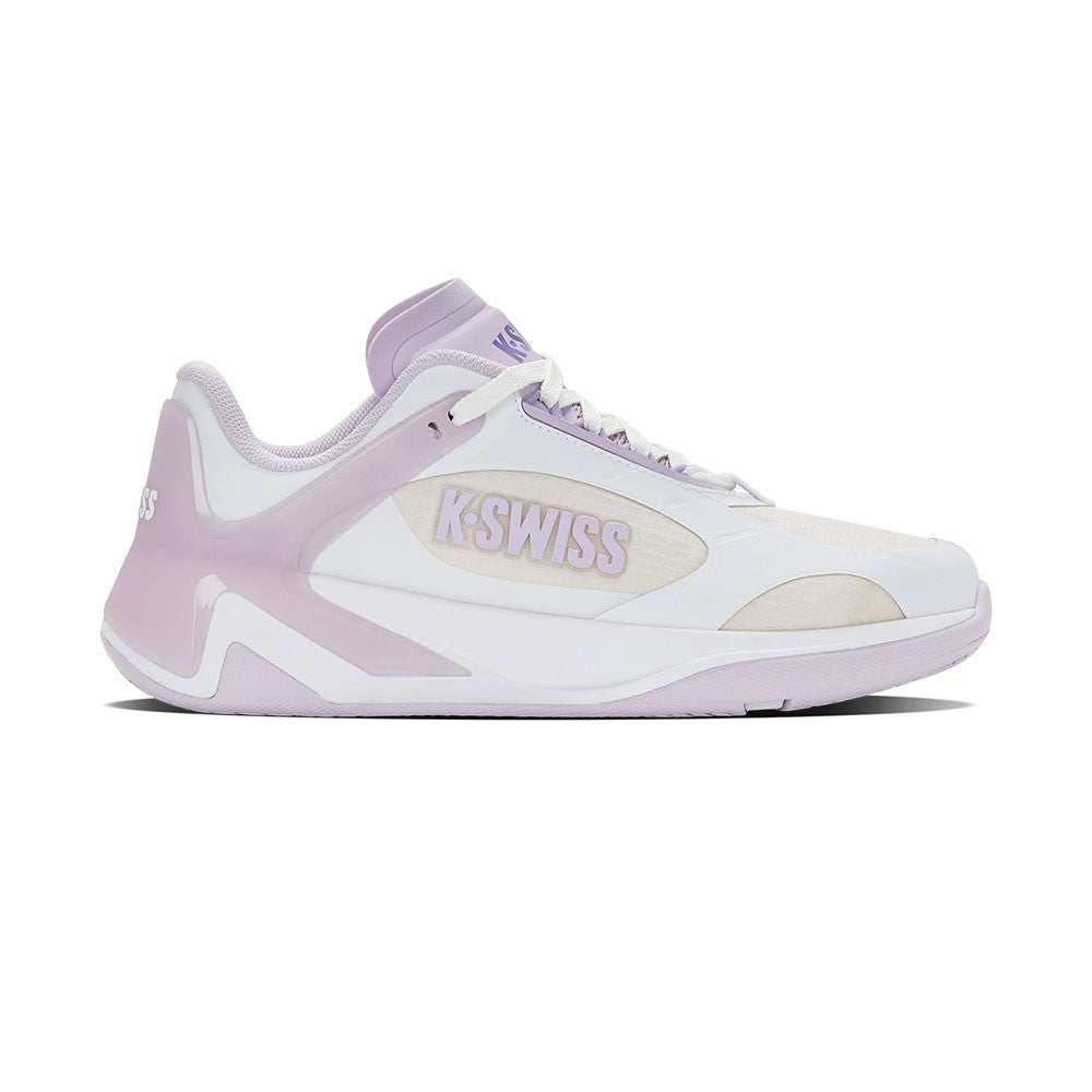 Pickleball K-Swiss K-Frame Pickleball Shoe - White/Neon Mint/Hot Neon Pink White/Orchid Hush/Purple Haze
