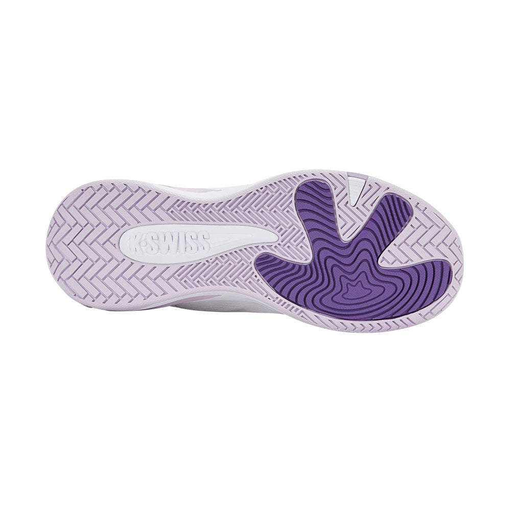 Pickleball K-Swiss K-Frame Pickleball Shoe - White/Neon Mint/Hot Neon Pink White/Orchid Hush/Purple Haze