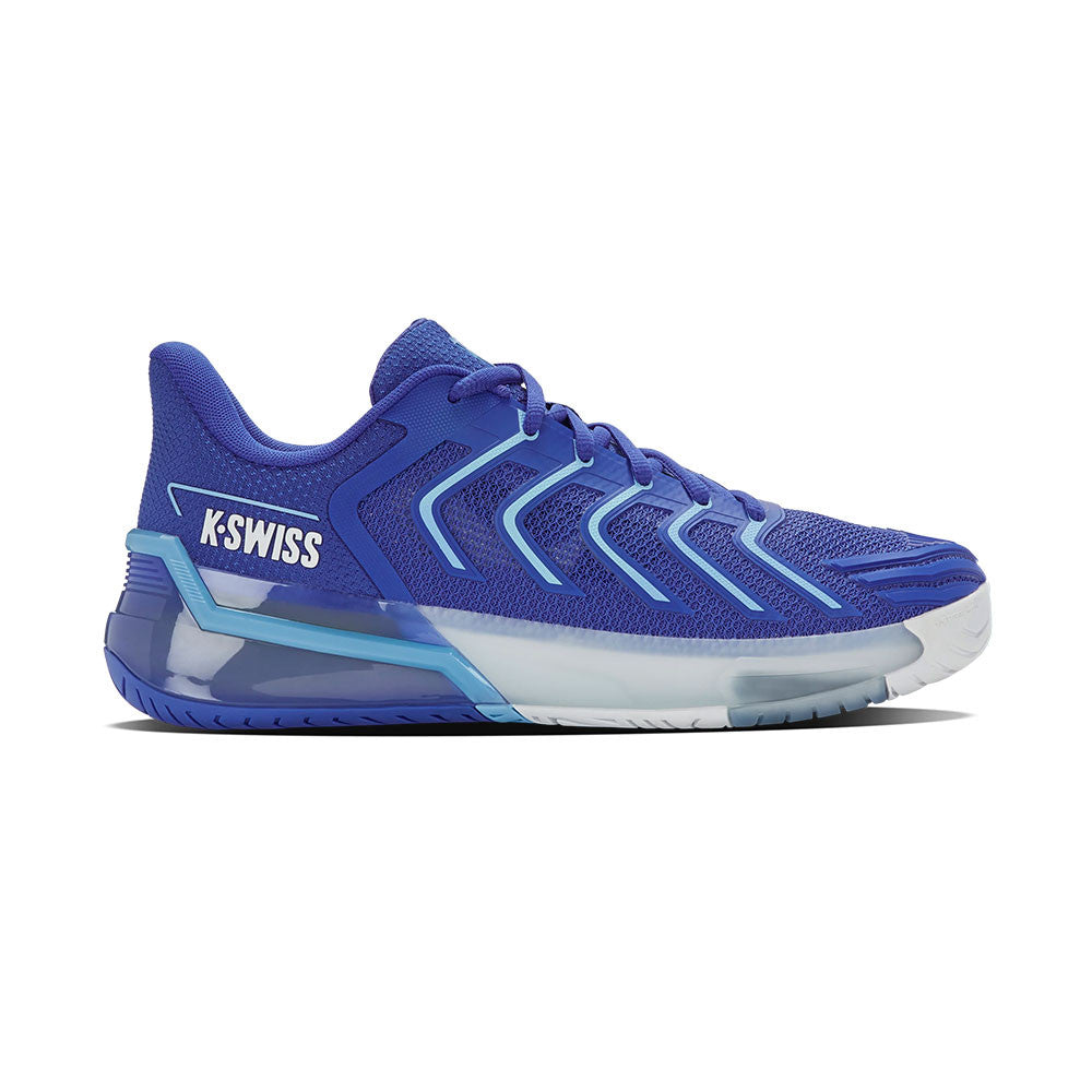 Pickleball K-Swiss K-Frame Pickleball Shoe - White/Dazzling Blue White/Dazzling Blue/Baltic Sea