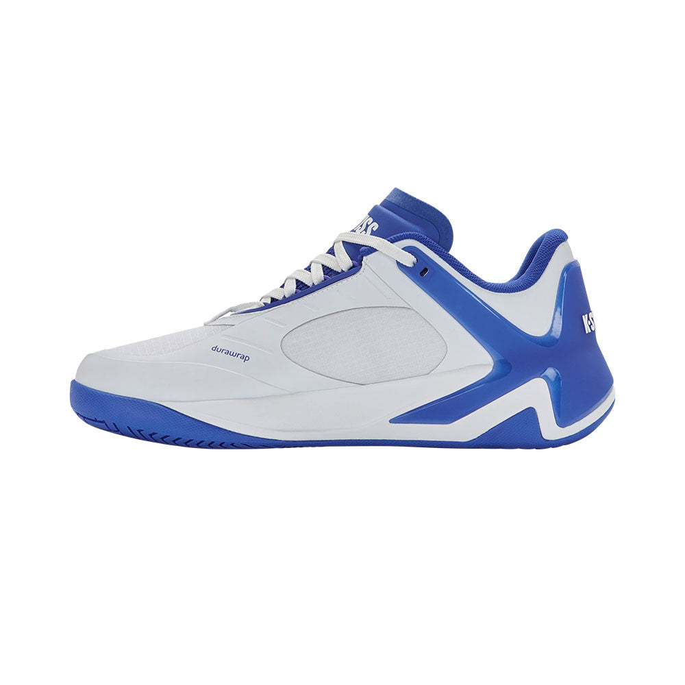 Pickleball K-Swiss K-Frame Pickleball Shoe - White/Dazzling Blue