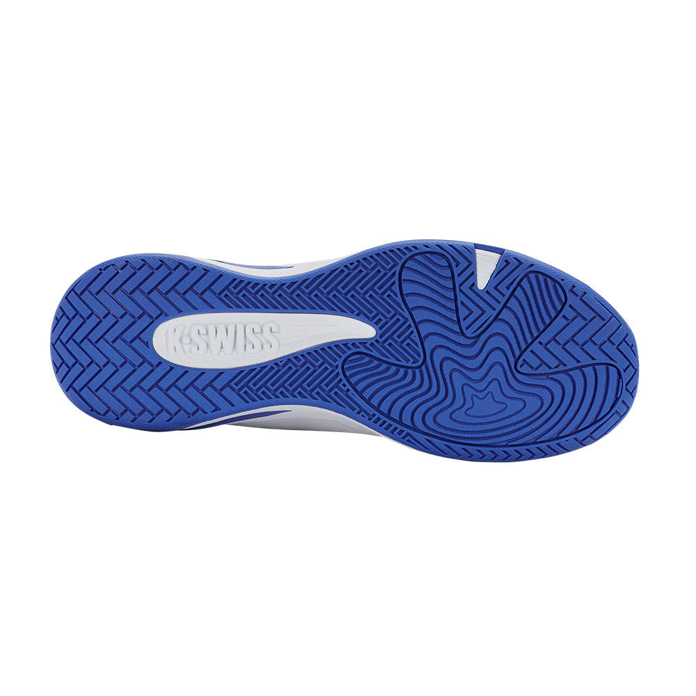 Pickleball K-Swiss K-Frame Pickleball Shoe - White/Dazzling Blue