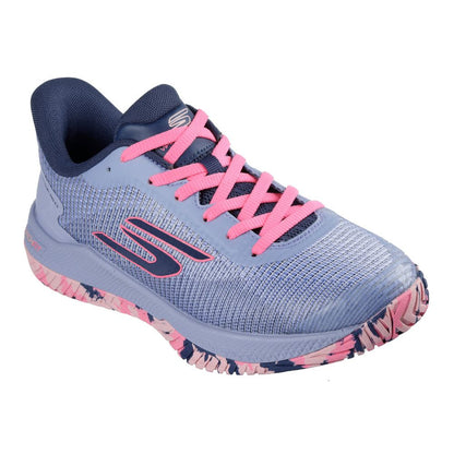 Pickleball Skechers Viper Court Pro 2.0 Gray/Lavender  Shoe Lime/Lavender