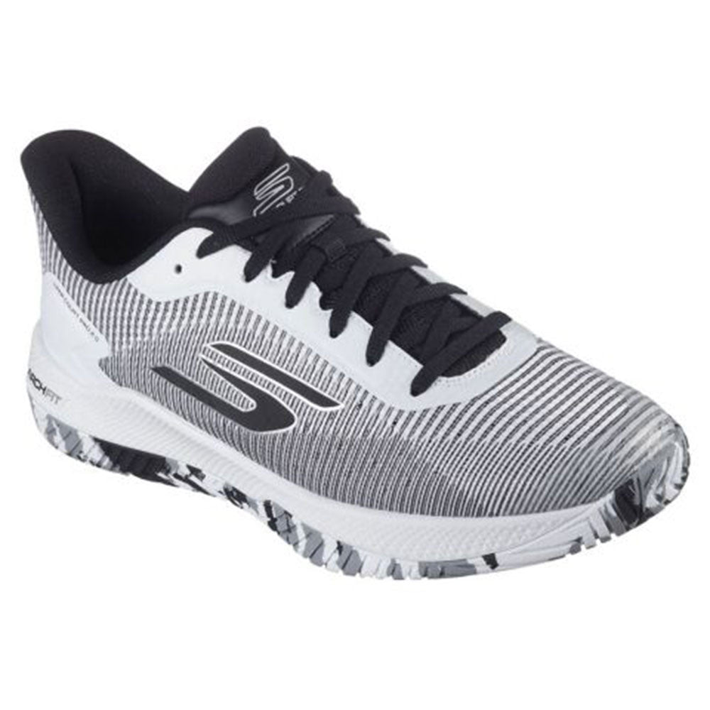 Pickleball Skechers Viper Court Pro 2.0 Wide Shoe White/Black