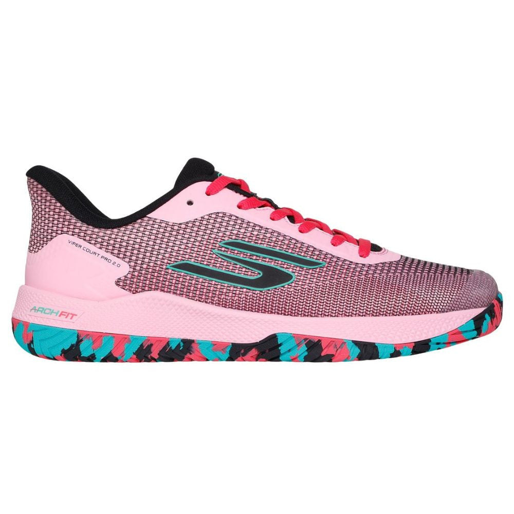 Pickleball Skechers Viper Court Pro 2.0 Pink/Black  Shoe Pink/Black