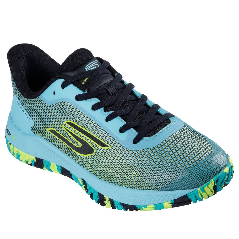 Pickleball Skechers Viper Court Pro 2.0 Aqua/Multicolor  Shoe Aqua/Multi